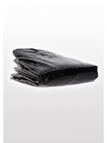 Luxury Bondage Essentials Taboom Bondage Essentials Wet Play Queen Size Bedsheet - Black