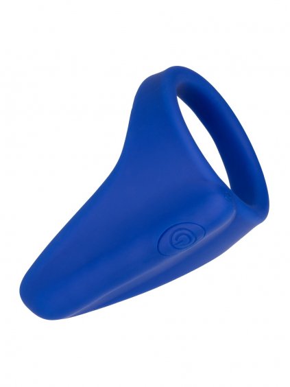 CalExotics Admiral Perineum-Massagegerät und Ring aus flüssigem Silikon mit Vibration, Blau