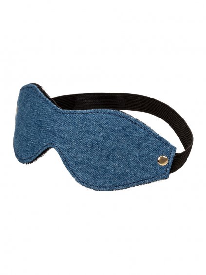 Ride Em CalExotics Ride 'em Premium Denim Collection Eye Mask - Blue