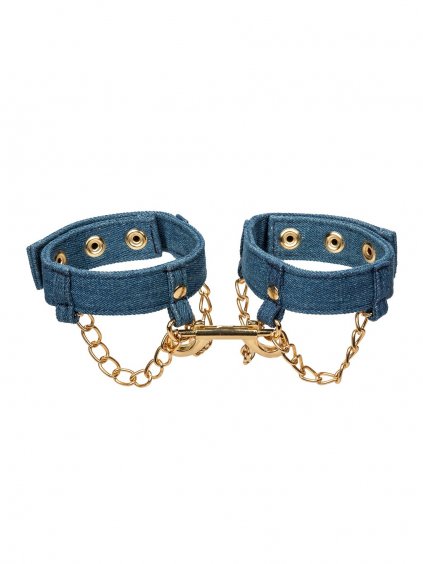 Ride Em CalExotics Ride 'em Premium Denim Collection Ankle Cuffs - Blue