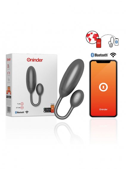 Oninder Denver Vibrating Egg + App - Black