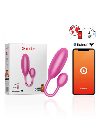 Oninder Denver Vibrating Egg + App - Pink