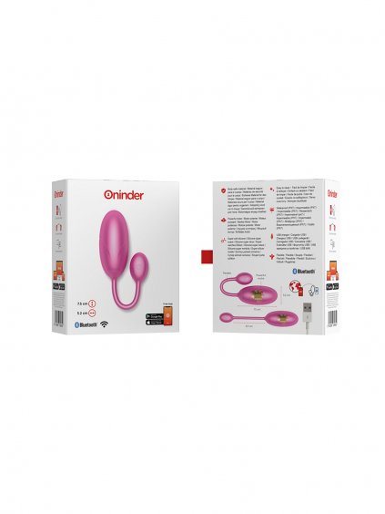 Oninder Tokyo Vibrating Egg + App - Pink