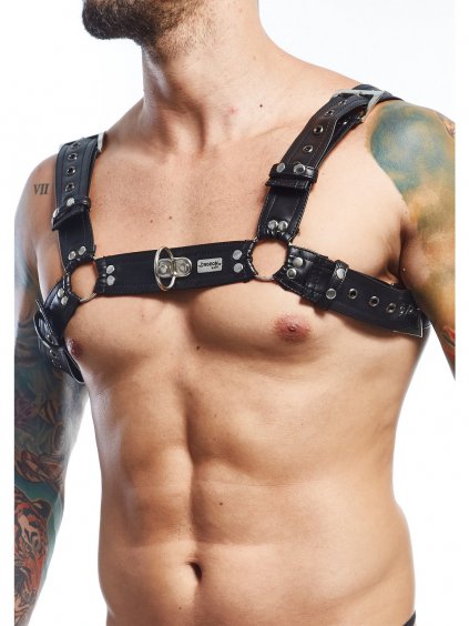 MOB Eroticwear Dngeon Harness Belts - Black - O/S