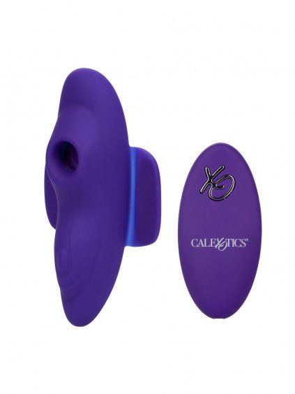 Ferngesteuerte Vibratoren CalExotics Lock-N-Play Panty Teaser mit Fernabsaugung - Lila