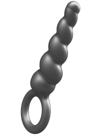 ToyJoy Buttocks The Screw Metallic Silicone Plug - Szary