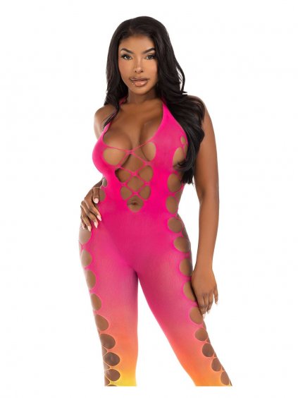 Very Sexy Lingerie Leg Avenue Ombre footless bodystocking - Pink - O/S