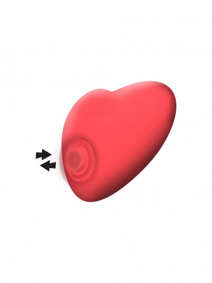 Pulsacyjny stymulator Xocoon Heartbeat - czerwony