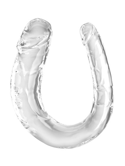 Pipedream King Cock King Cock Double Trouble M - Transparentný