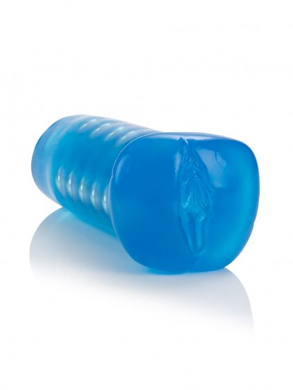 CalExotics Basic Essentials Beaded Masturbator - Blue