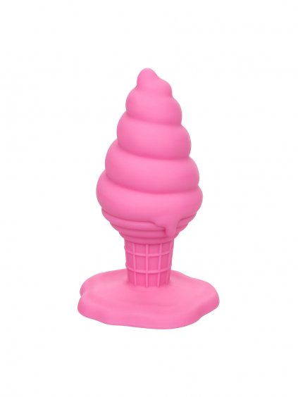 CalExotics Naughty Bits Yum Bum Ice Cone Butt Plug - Pink