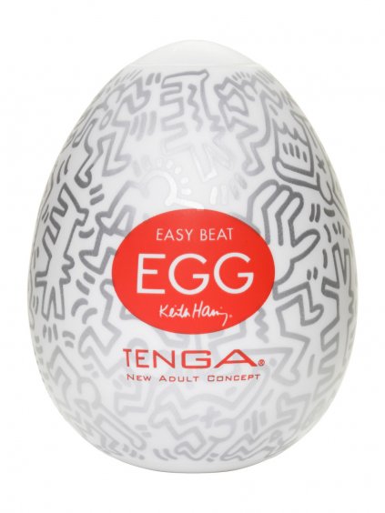 Tenga Keith Haring Egg Party (6PCS) - Transparent