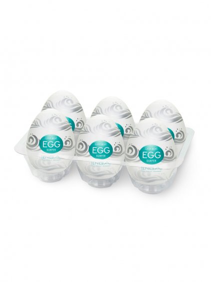 Tenga Egg Surfer (6PCS) - Transparent