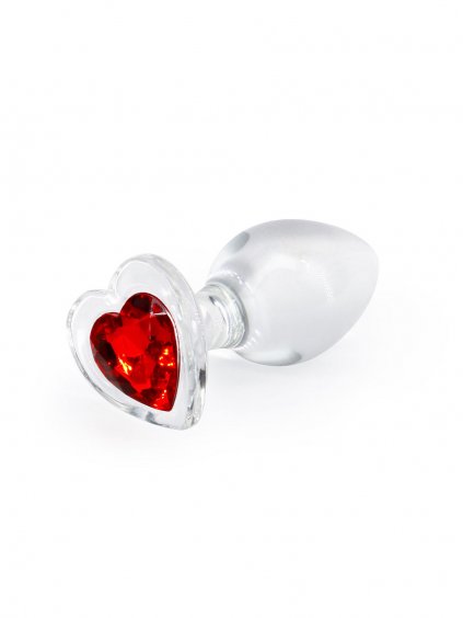 NS Novelties Crystal Desires Red Heart Medium - Red