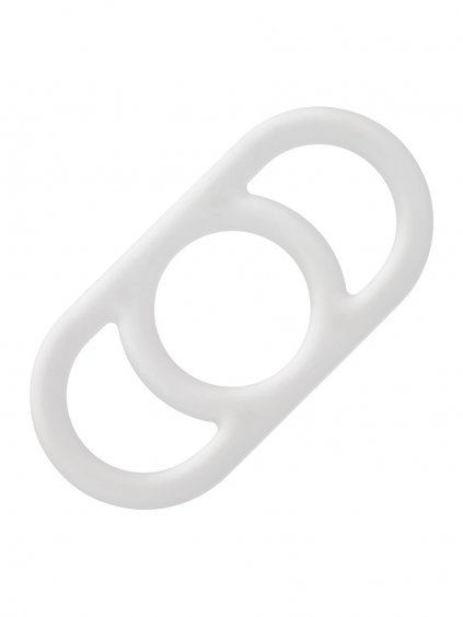 CalExotics Alpha Commander-Ring aus Flüssigsilikon, Weiß