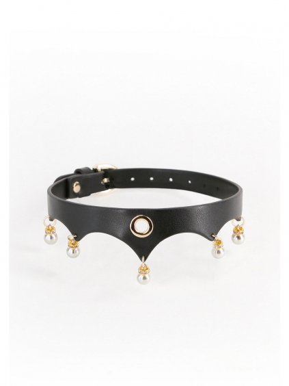 NS Novelties Fetish & Fashion Jezebel Collar - Schwarz