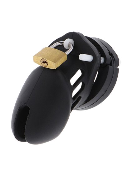 Hidden Desire Extreme Chastity Cock Cage Silikonowy S - Czarny