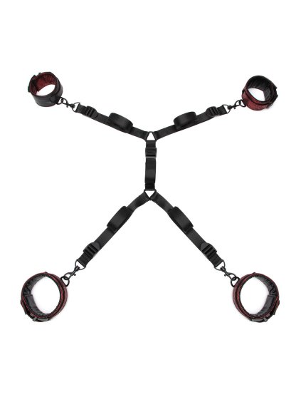 Fifty Shades of Grey Sweet Anticipation Under Mattress Restraint Set - Červená