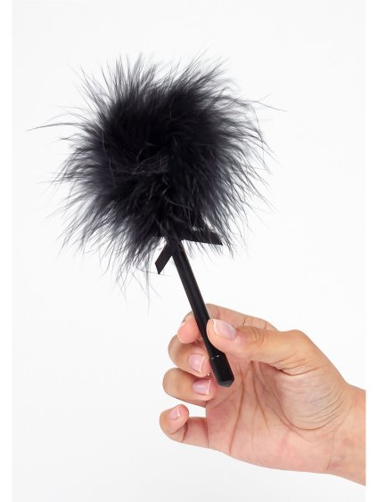 Secret Play Feather Tickler - Czarny
