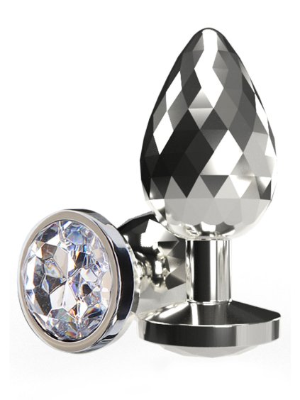 TOYJOY Anal Play Disco Diamond Plug Large - Silver