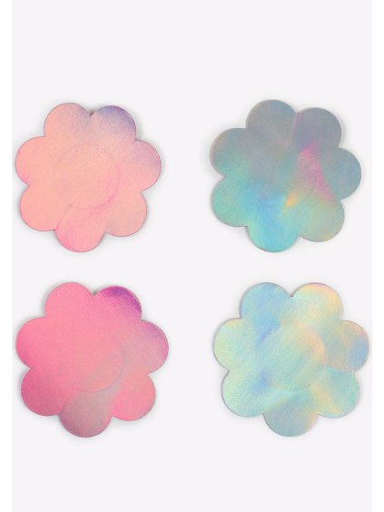 Secret Play Flower Nipple Pasties 2 Pair - Multicolor