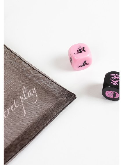 Secret Play Foreplay Lovers Dice 2 Stk. - Schwarz