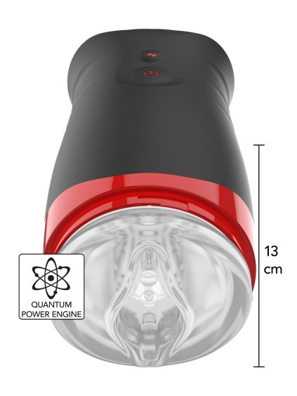 Hidden Desire Fusion X Quantum Power Masturbator - Čierny