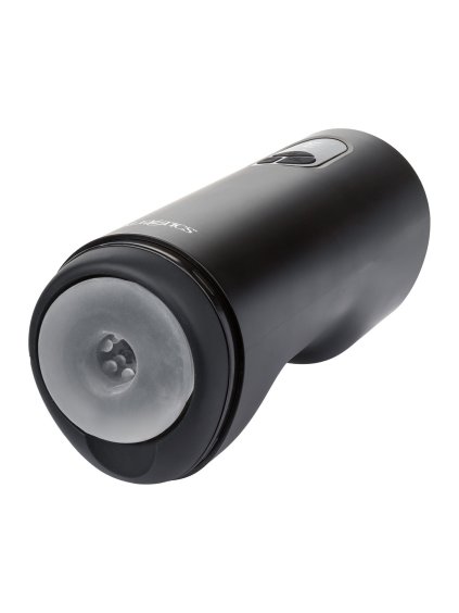 CalExotics Bionic Vibro Stroker z oscylacją i ssaniem - Czarny