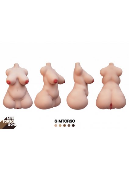 4330 24 climax doll realisticke torzo s m torso clm cinnamon