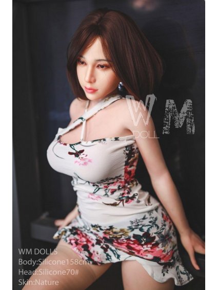 5728 33 silikonova panna wm doll 158cm hlava c 70a b cup silicone sex doll