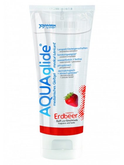 7195 1 joy division aquaglide medical lubricant 100 ml strawberry jahoda