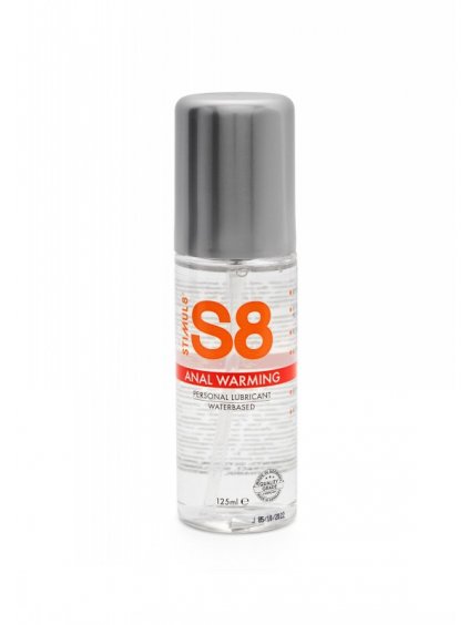 7336 2 stimul8 s8 wb warming anal lube 125ml lubrikacni gel 125ml