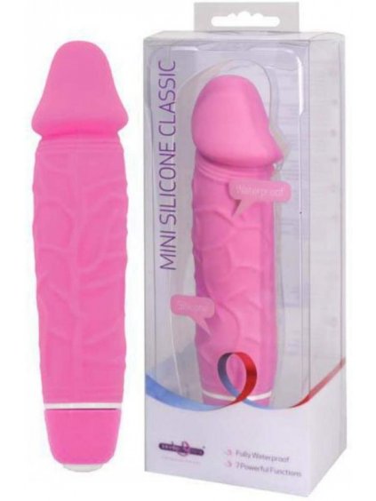 7606 2 seven creations mini classic mini vibrator ruzova