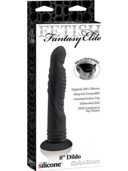 Fetish Fantasy Elite 8" / Silikon-Dildo - Schwarz