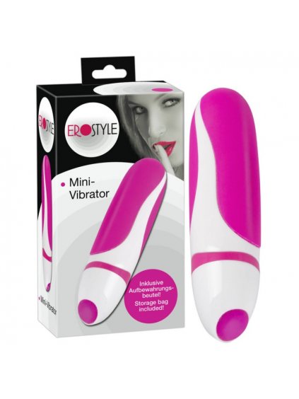 7927 1 erostyle mini vibrator bila ruzova