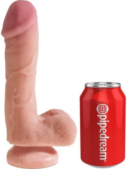 8002 4 pipedream king cock plus 7 5 dual density cock with balls realisticke dildo