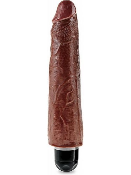 8122 3 pipedream king cock 9 vibr stiffy brown realisticke dildo vibrator