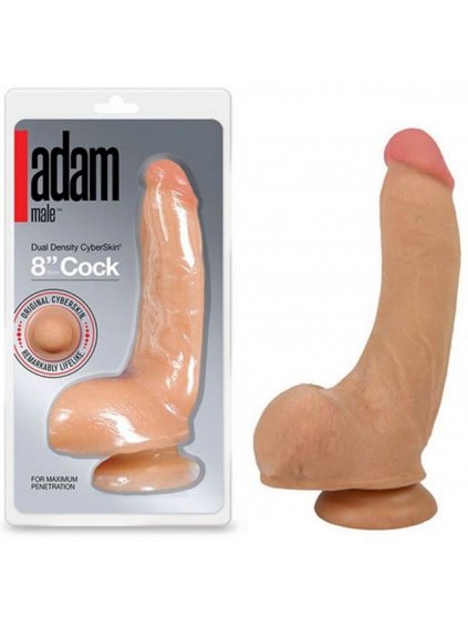 8221 5 adam male cyberskin cock 20 cm realisticke dildo