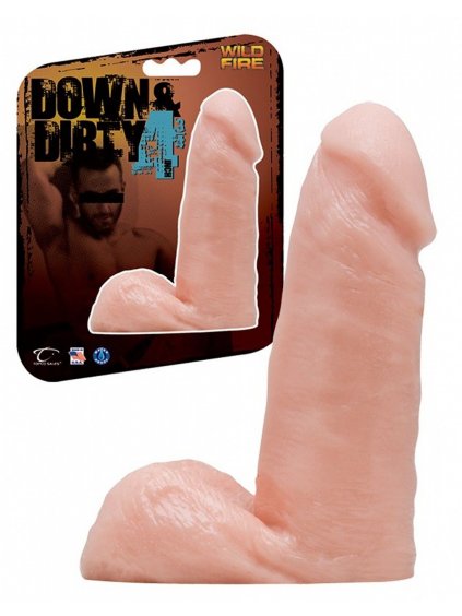 8269 3 wildfire down dirty 12cm dong light realisticke dildo