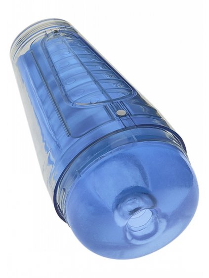 Doc Johnson Main Squeeze™ - OPTIX™ - Crystal Blue / realistyczny masturbator