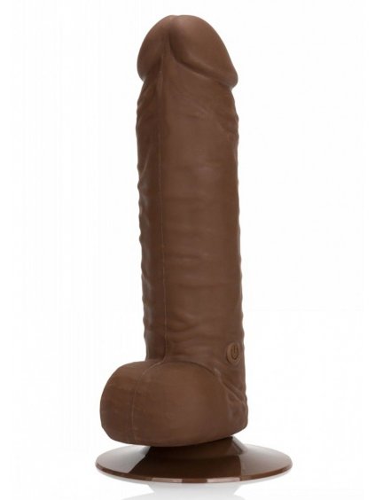 8725 2 calexotics 10 function silicone emperor silikonovy vibrator brown