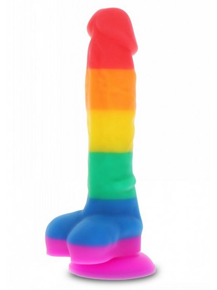 9007 3 toyjoy rainbow lover 8 inch silikonove realisticke dildo