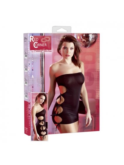 9361 1 red corner eroticke cerne saty tubekleid knoten m