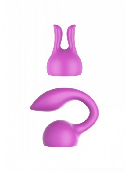 9655 9 xocoon attachments personal massager nastavce pro masazni hlavice fuchsia