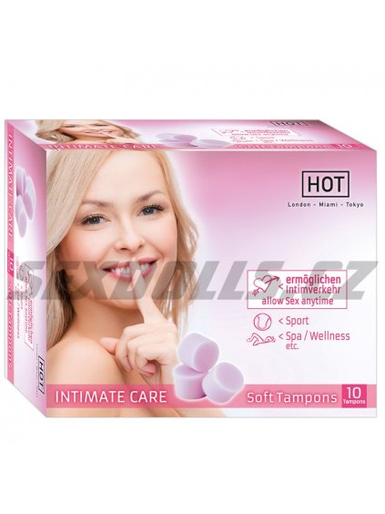 9943 1 hot intimate care tampons 10 ks v baleni