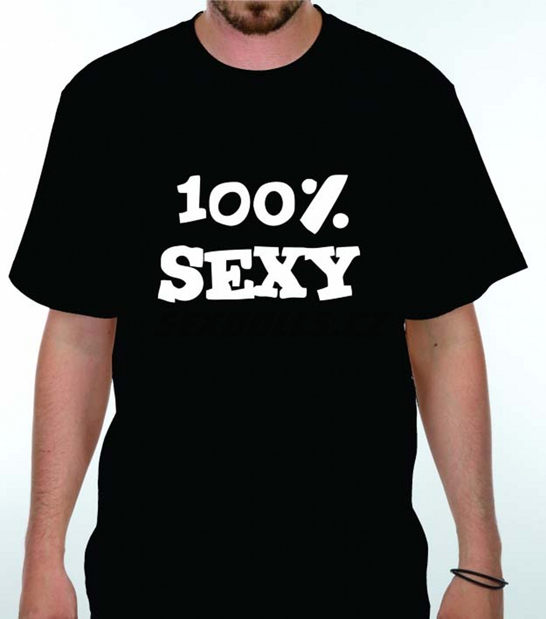 Ostatní Pánské vtipné tričko - 100% sexy - L
