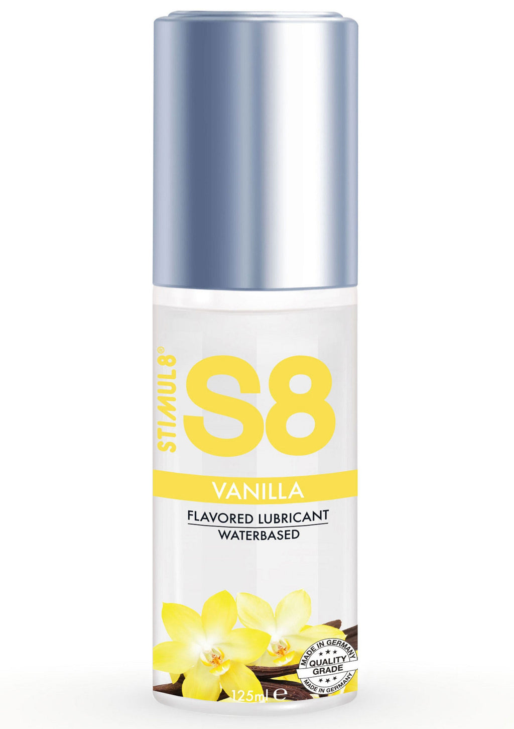 Stimul8 S8 WB Flavored Lube 125ml / lubrikační gel 125ml - Vanilka