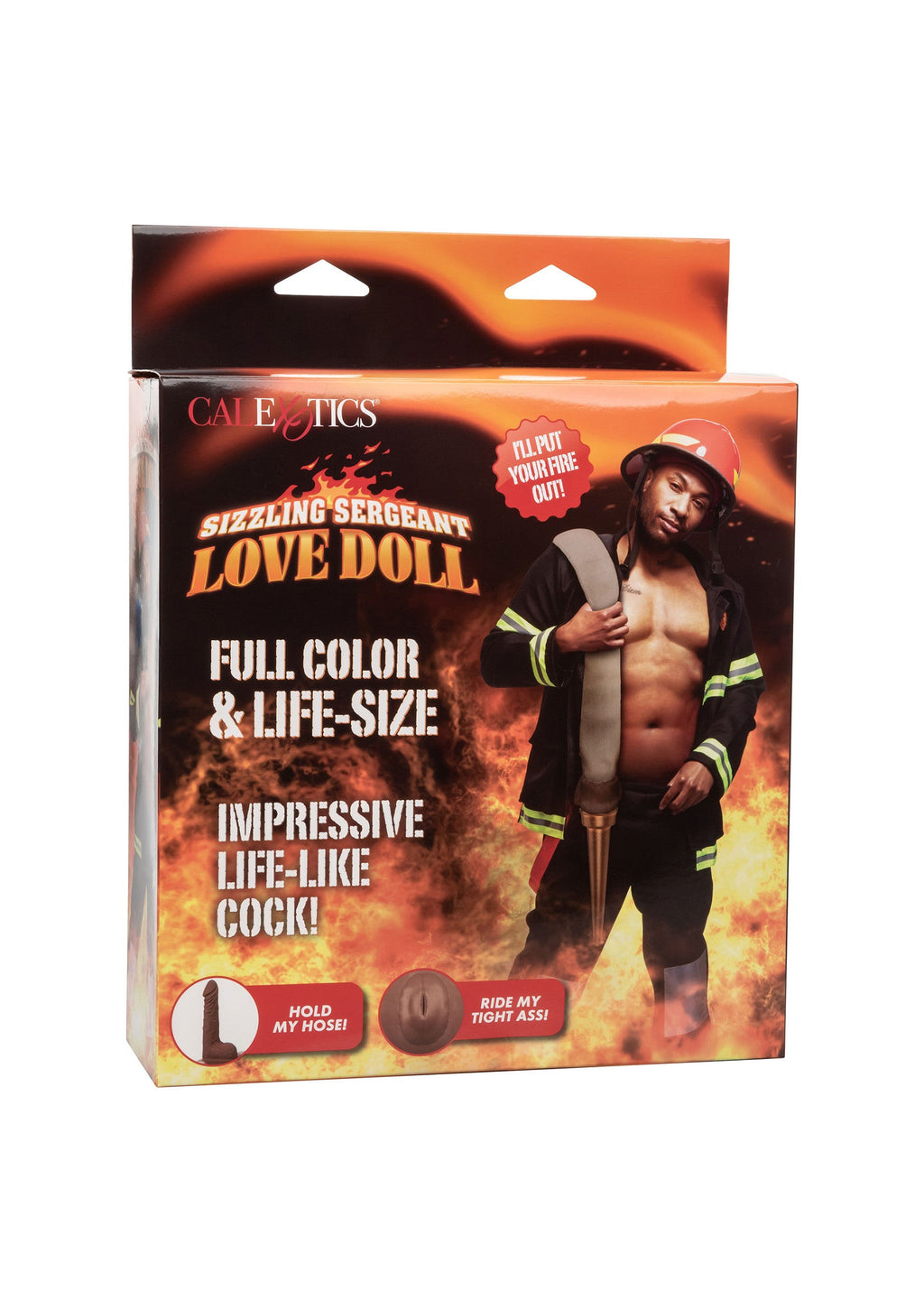 California Exotic Novelties CalExotics Love Dolls Sizzling Sergeant / nafukovací panák, Brown skin tone