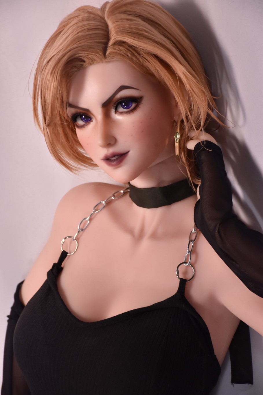 Elsa-Babe Doll Elsababe sex-dolls Rosalyn Clark 165cm / Anime Platinum Silicone Sex Doll