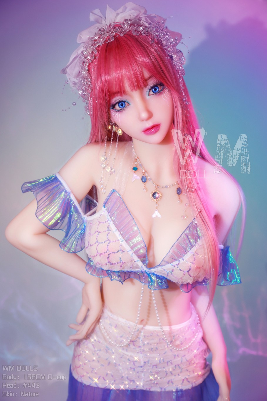 WMDolls Realistická panna WM Dolls - TPE Sex Doll 158cm D-Cup / head 443